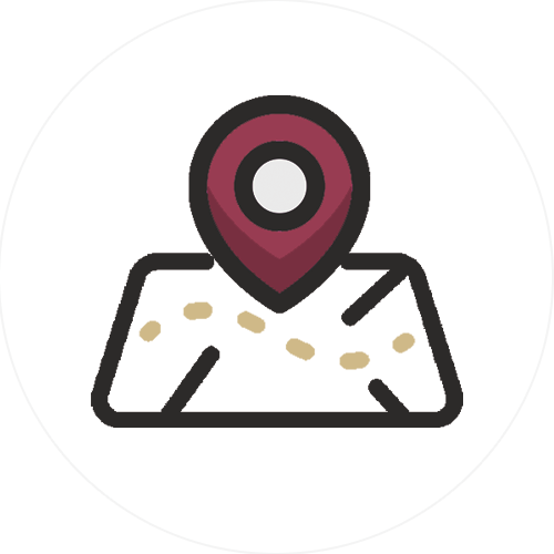 map and pin icon